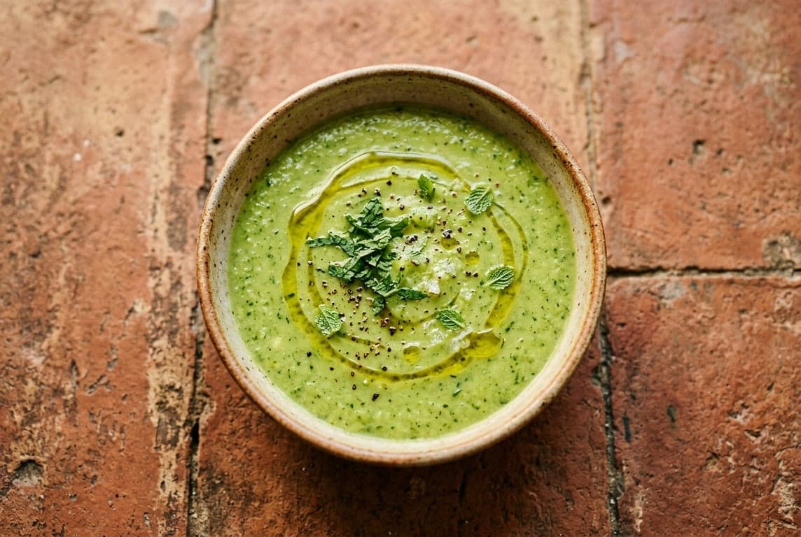 Zucchini & Mint Soup