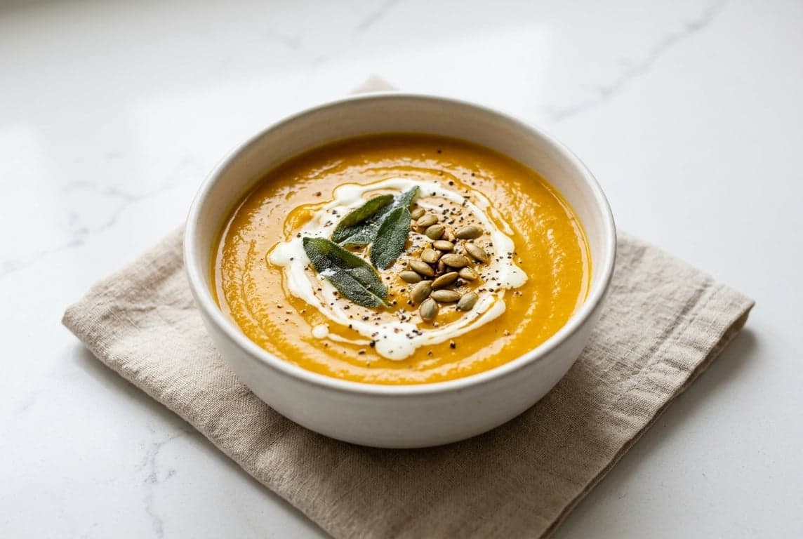 Creamy Pumpkin & Sage Soup