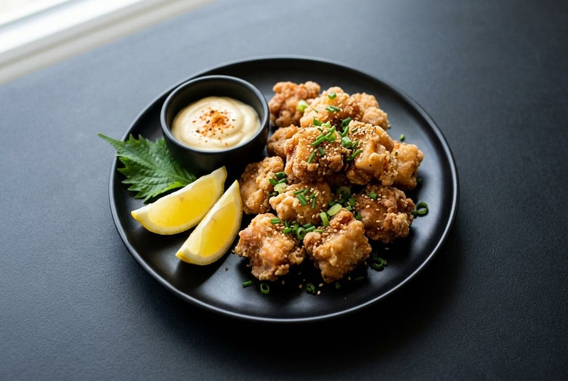 Crispy Japanese Fried Chicken Bites