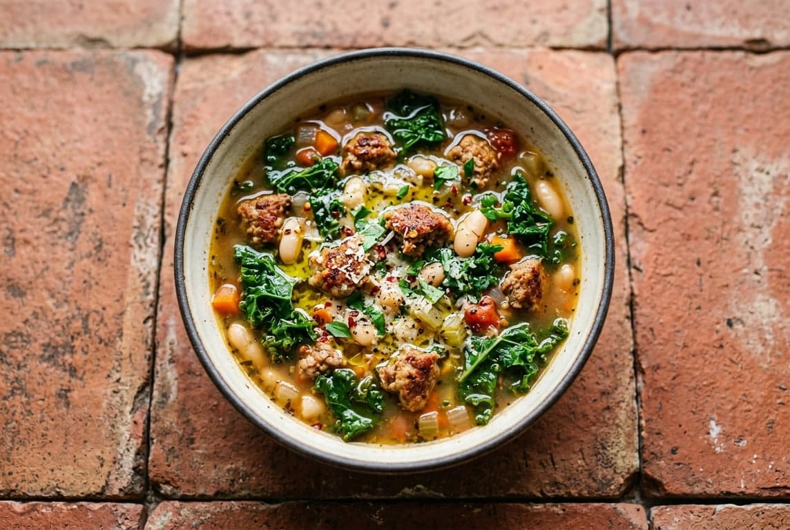 Italian Sausage & Kale Soup