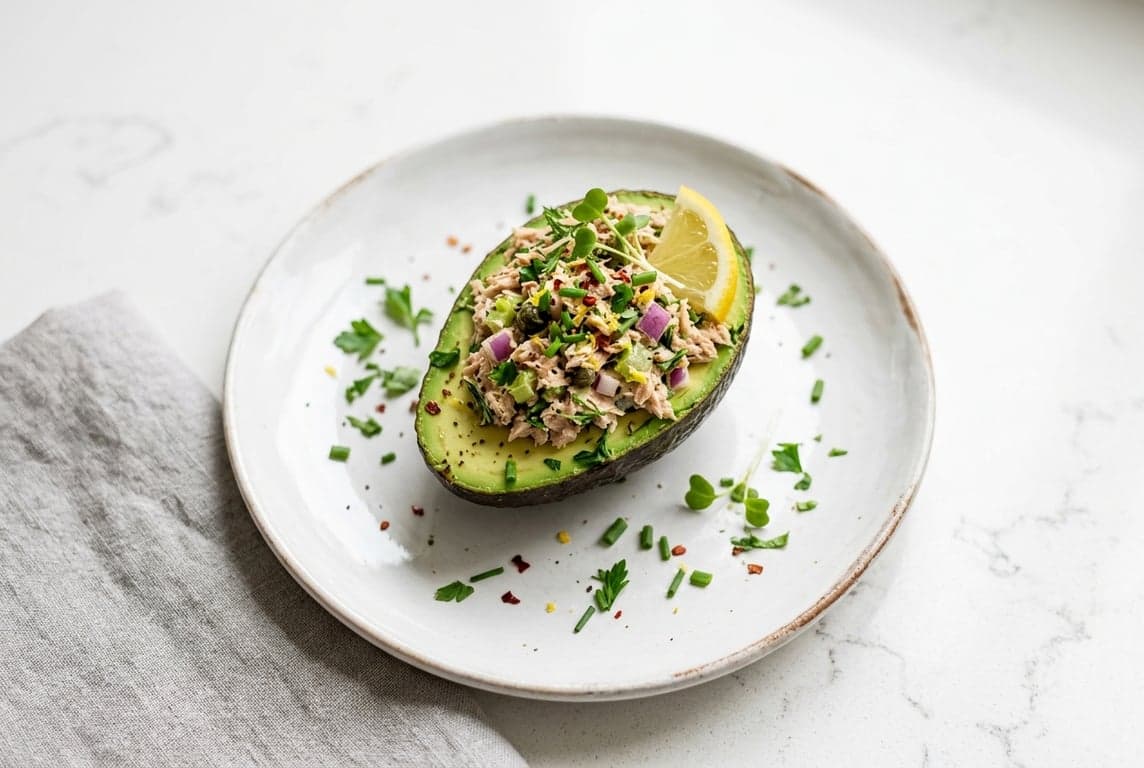 Stuffed Avocado with Tuna
