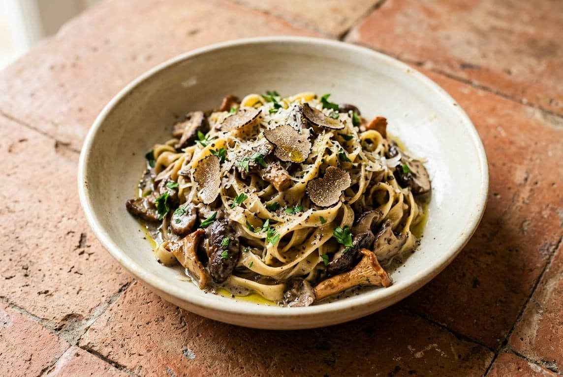Wild Mushroom & Truffle Pasta
