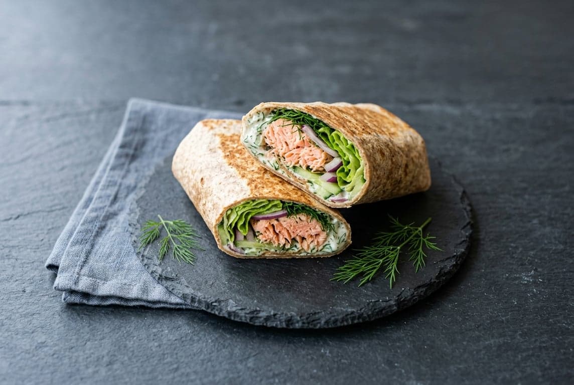 Salmon & Dill Wrap