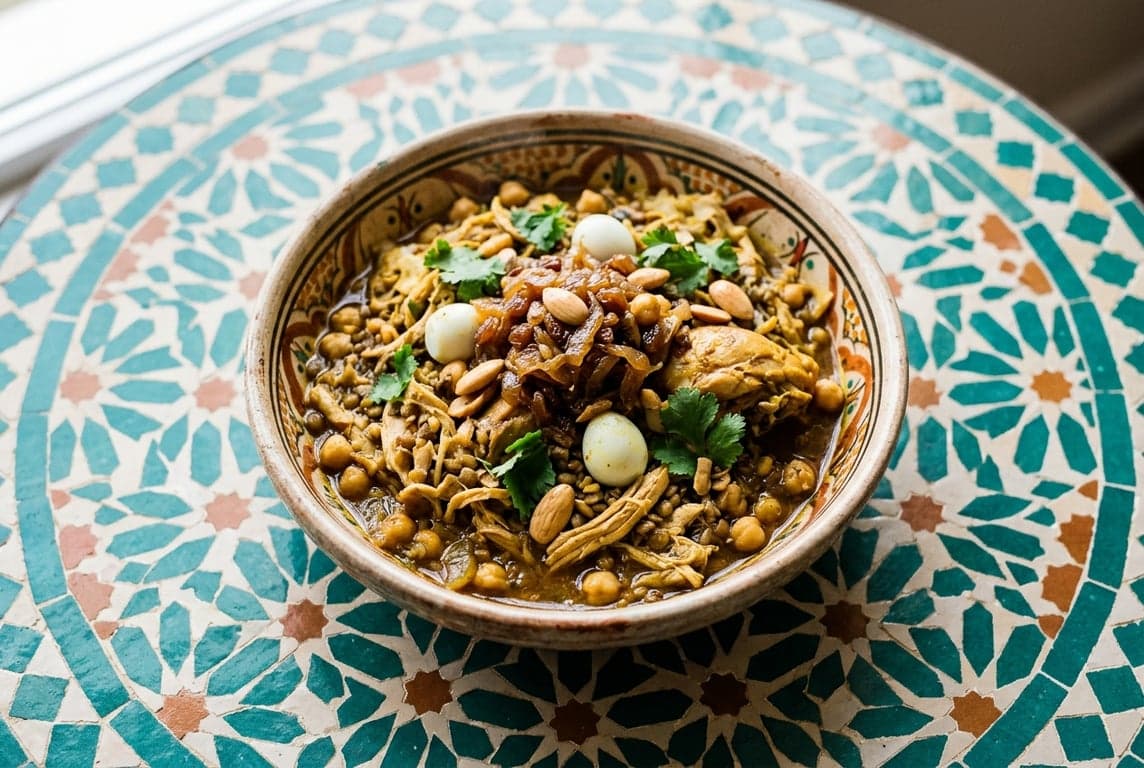 Rfissa (Chicken & Lentil Msemen)