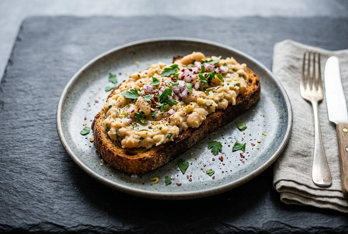 Smashed Beans on Toast