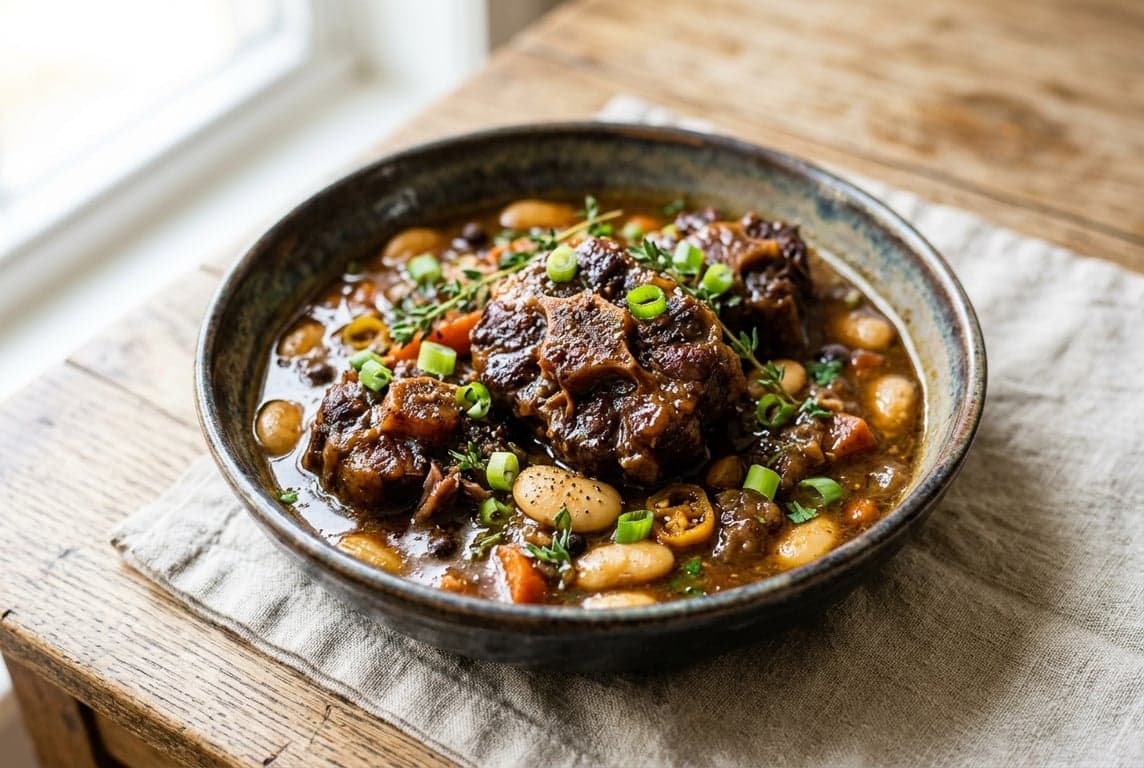 Jamaican Oxtail Stew recipe on Forkie