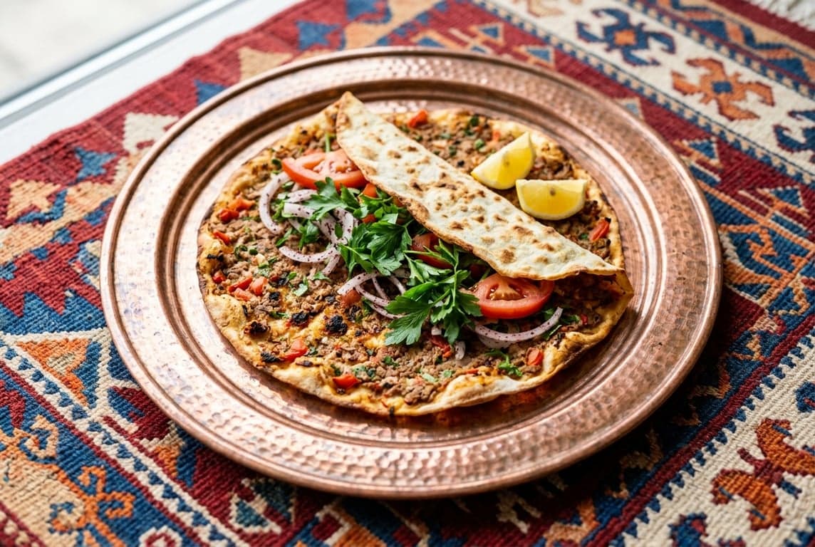 Lahmacun (Turkish Flatbread) recipe on Forkie