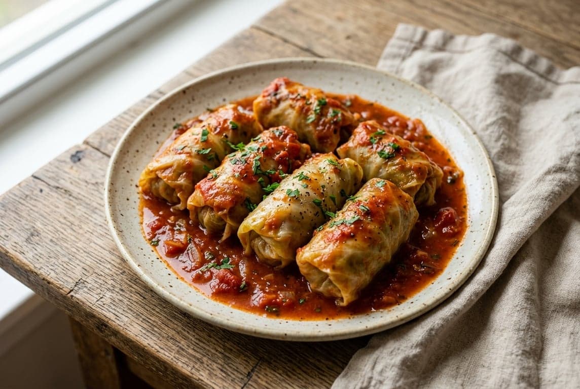 Sarma (Stuffed Cabbage Rolls) recipe on Forkie