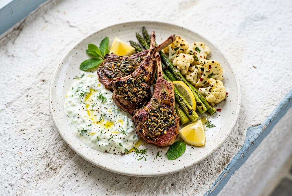 Keto Lamb & Tzatziki Plate
