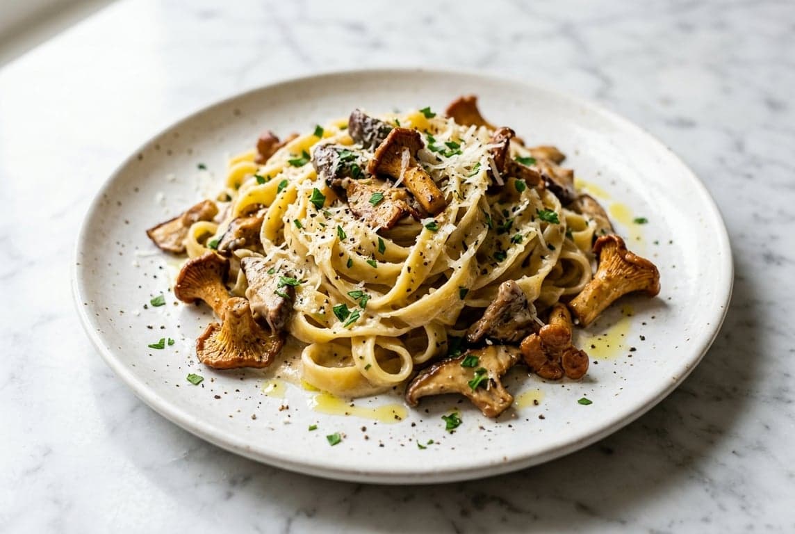 Tagliatelle with Wild Mushrooms