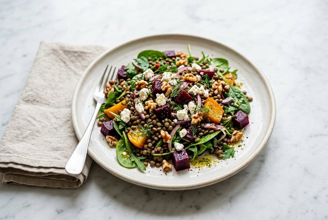 Beetroot & Puy Lentil Salad