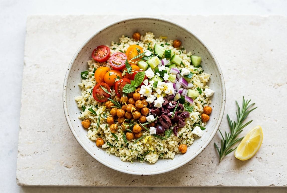 Lemon Herb Couscous Bowl