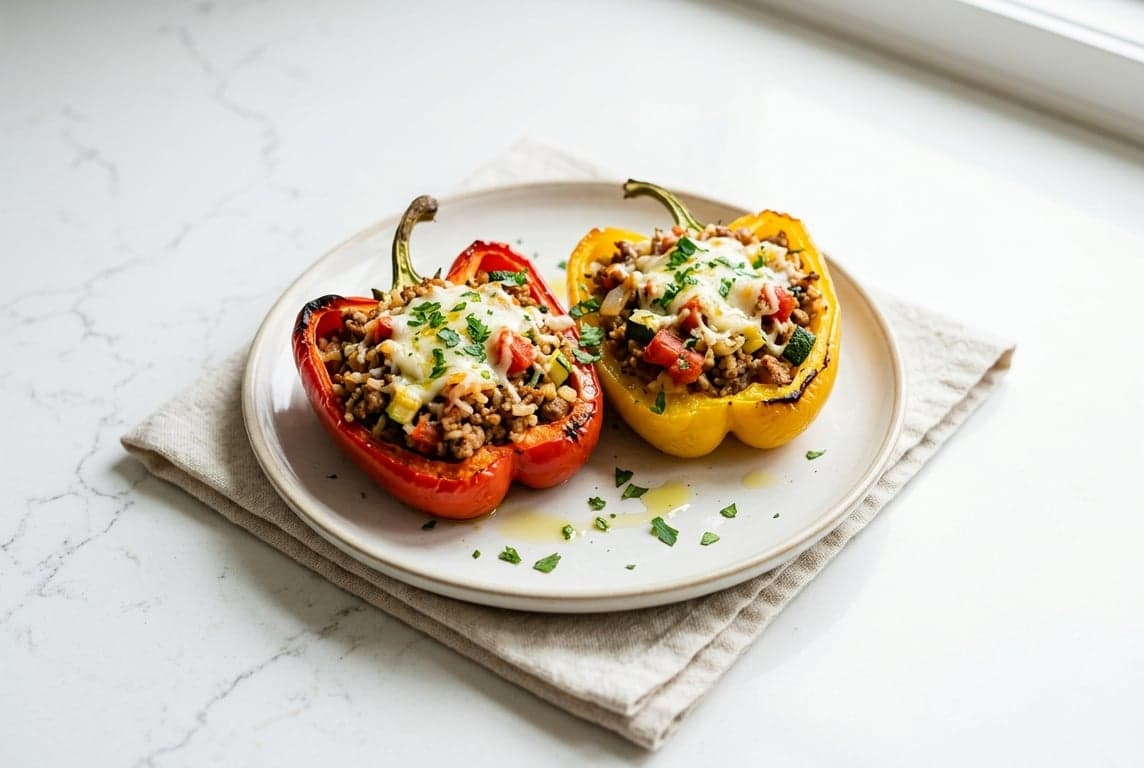 Turkey-Stuffed Peppers