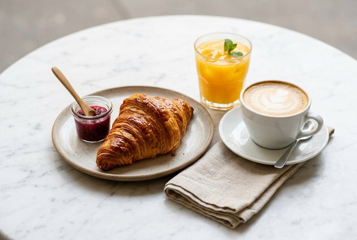 French Café Breakfast