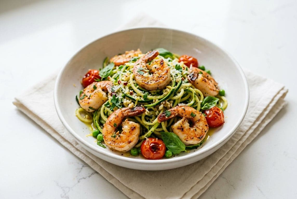 Garlic Shrimp Zoodles