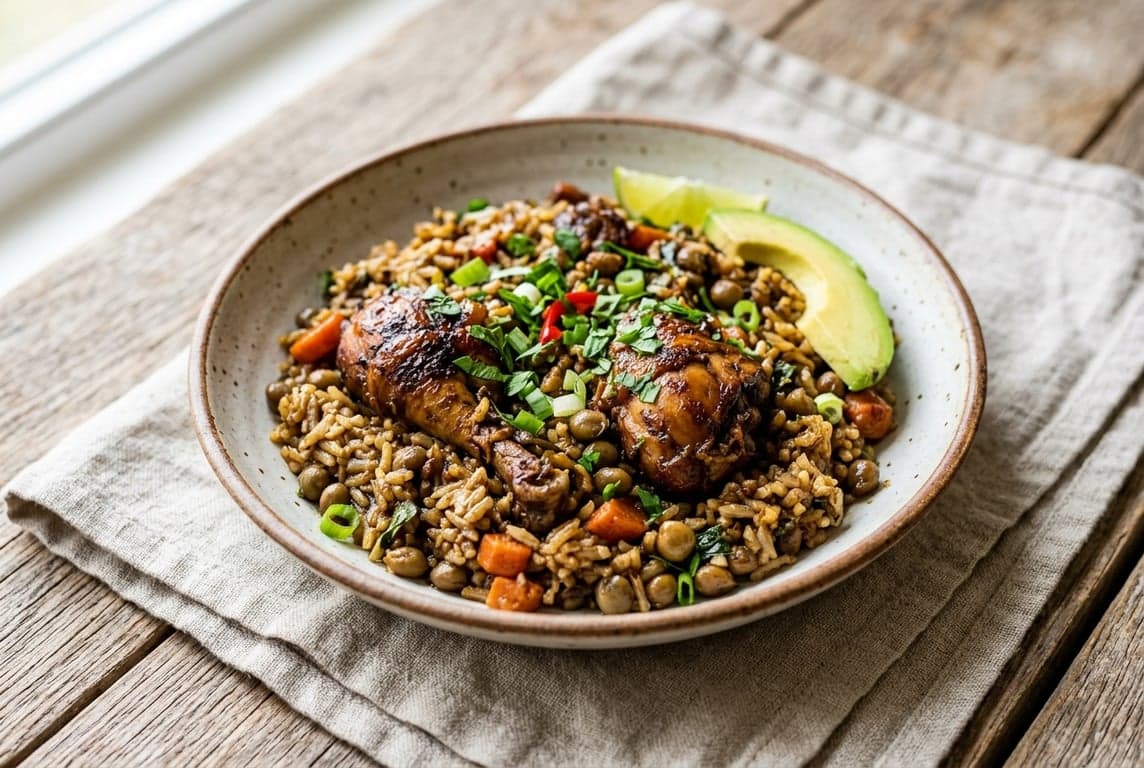 Trinidadian Pelau recipe on Forkie