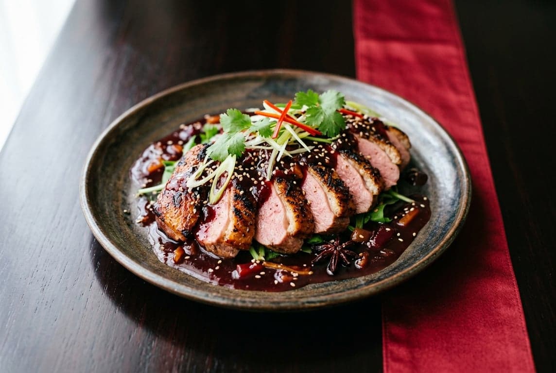 Duck Breast with Plum Sauce