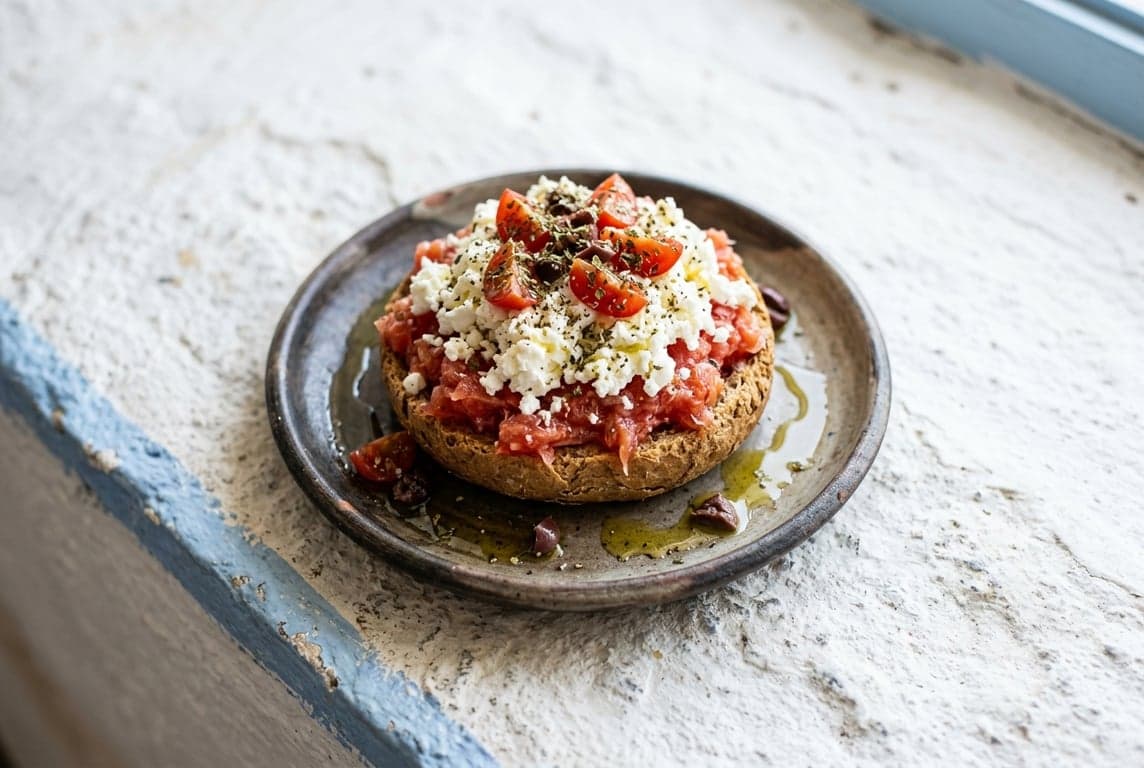 Dakos (Cretan Rusk Salad)