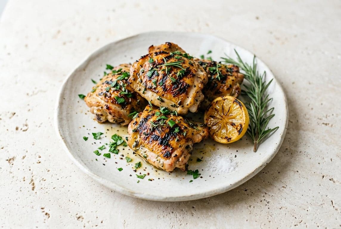 Lemon Herb Grilled Chicken recipe on Forkie