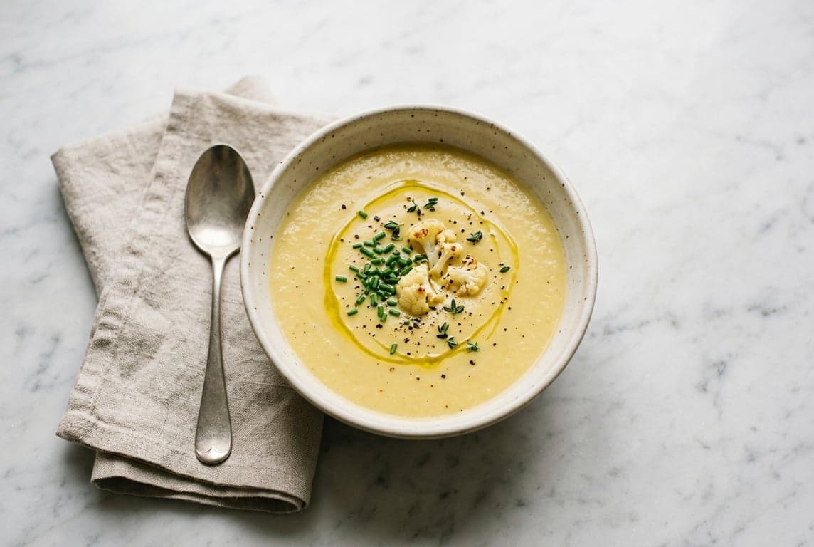 Cauliflower & Leek Soup