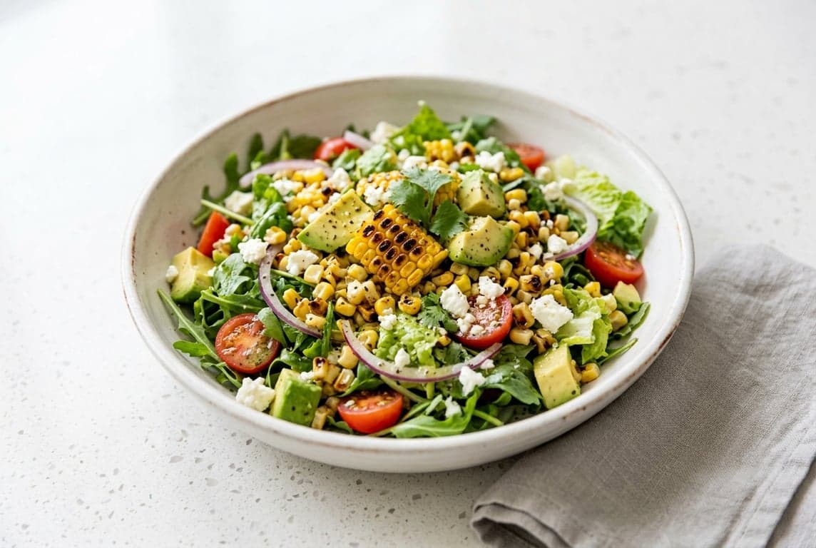 Charred Corn & Avocado Salad