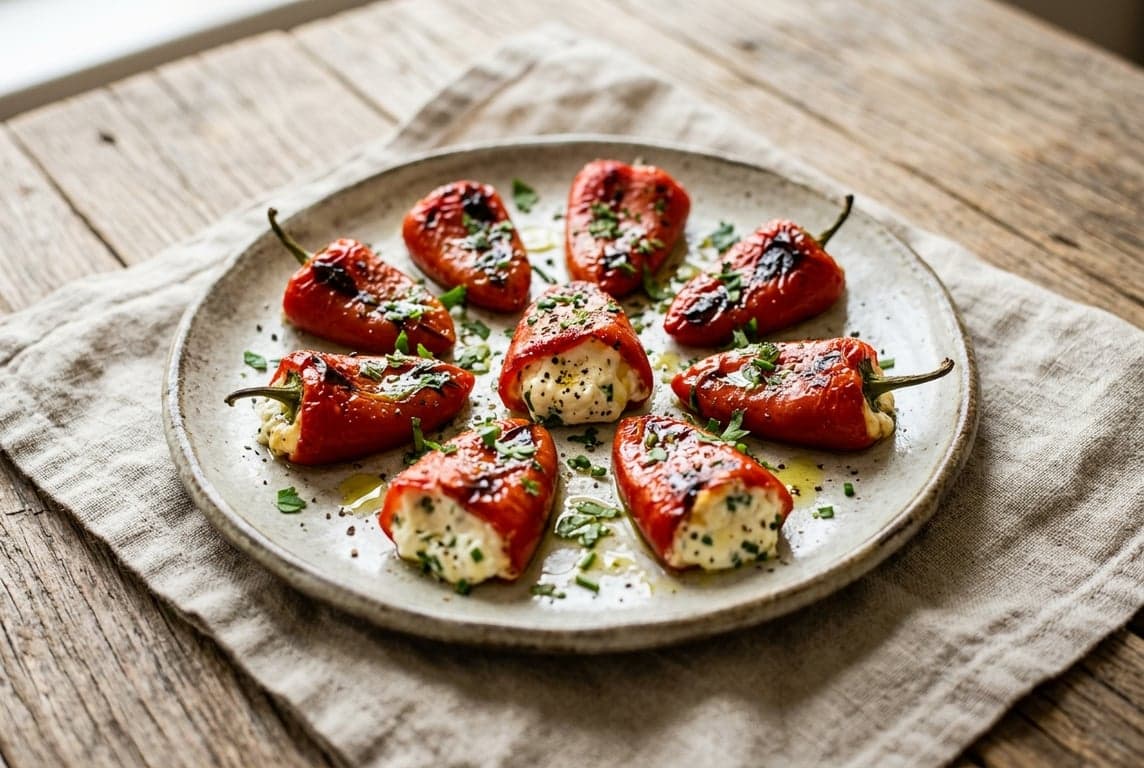 Pimientos Rellenos (Mini Stuffed Peppers)