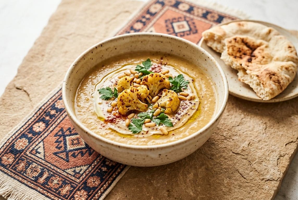 Roasted Cauliflower & Tahini Soup