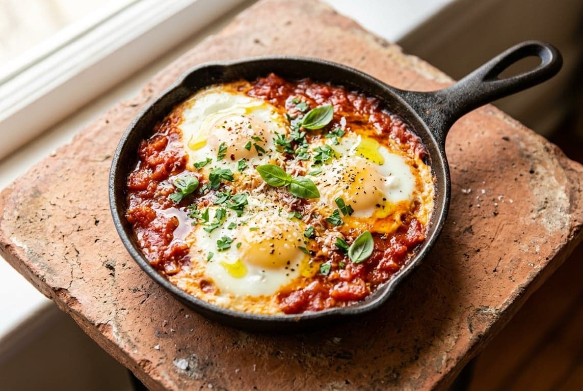 Baked Eggs in Tomato