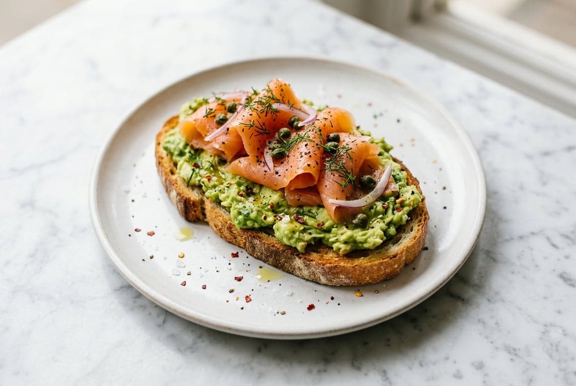 Avocado Toast with Smoked Salmon