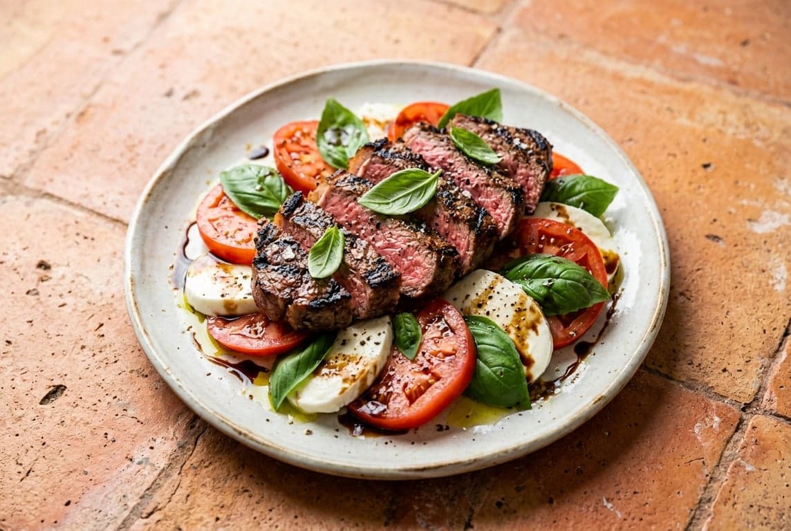 Caprese Steak Salad