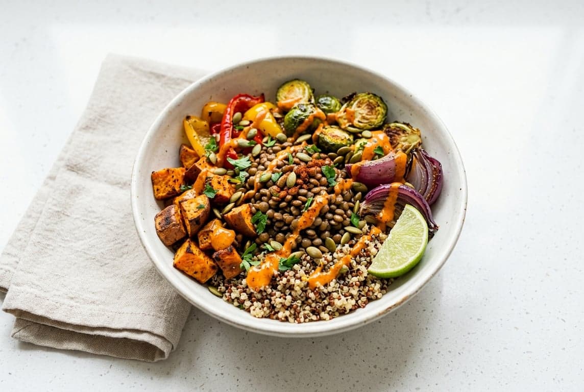 Smoky Lentil Power Bowl