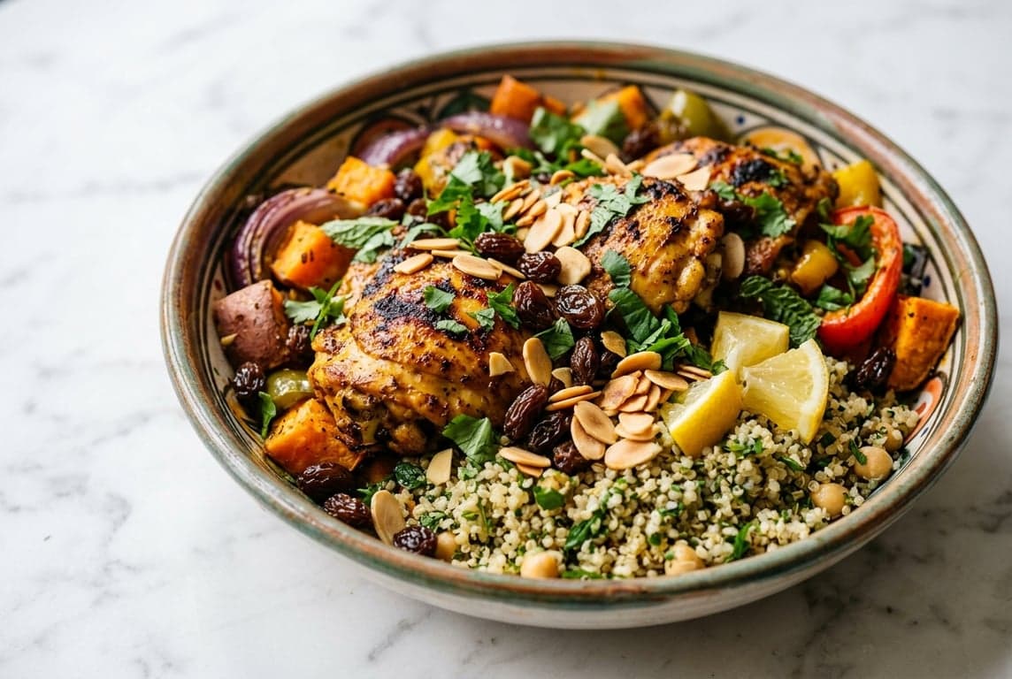 Moroccan Spiced Chicken Bowl