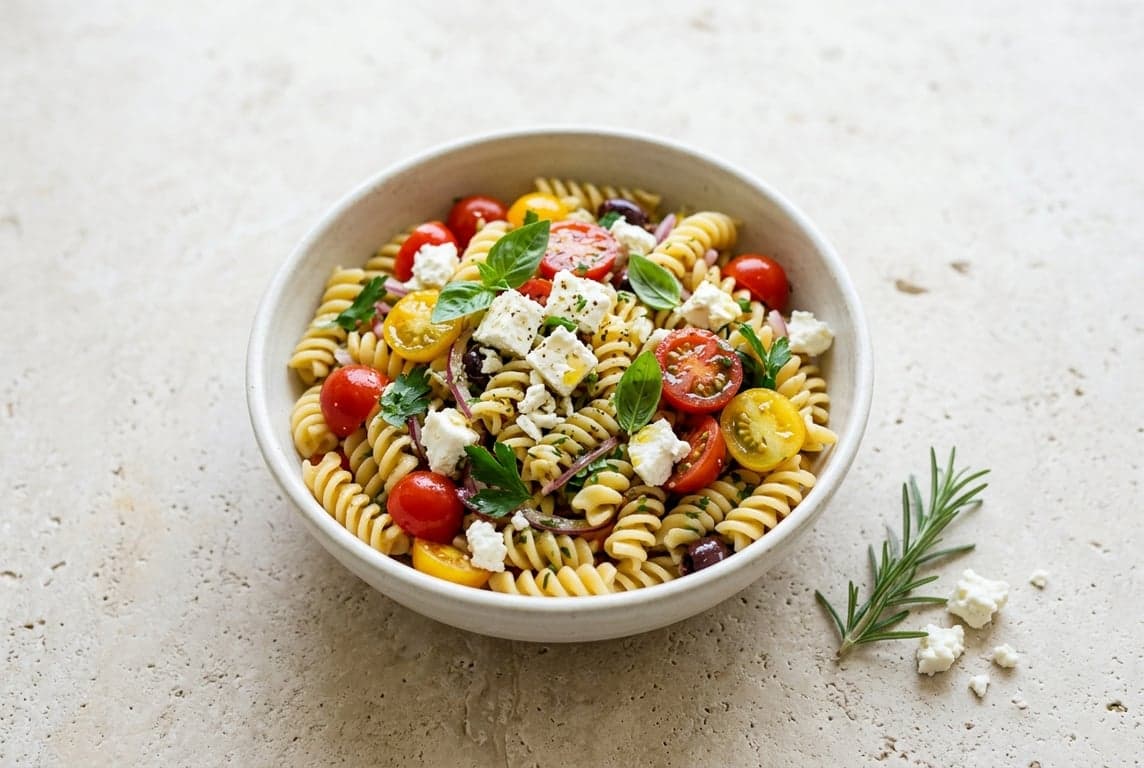 Feta & Tomato Pasta Salad
