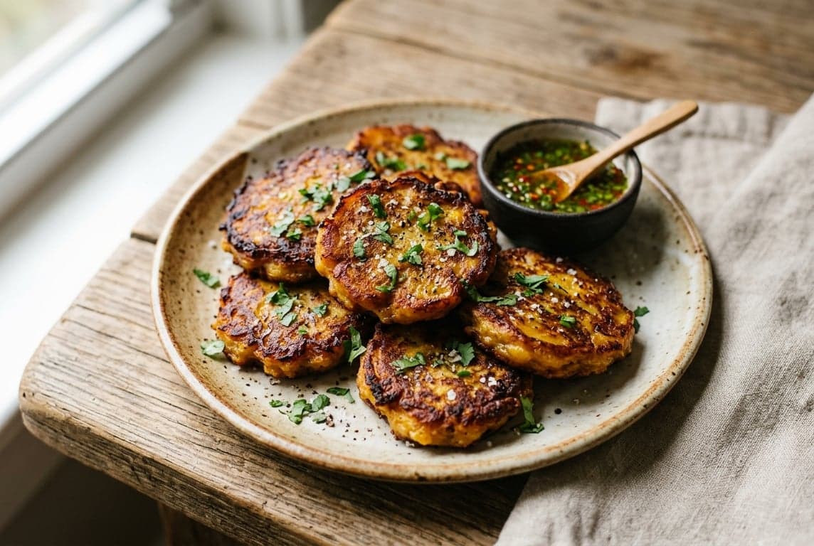 Sweet Plantain Fritters recipe on Forkie