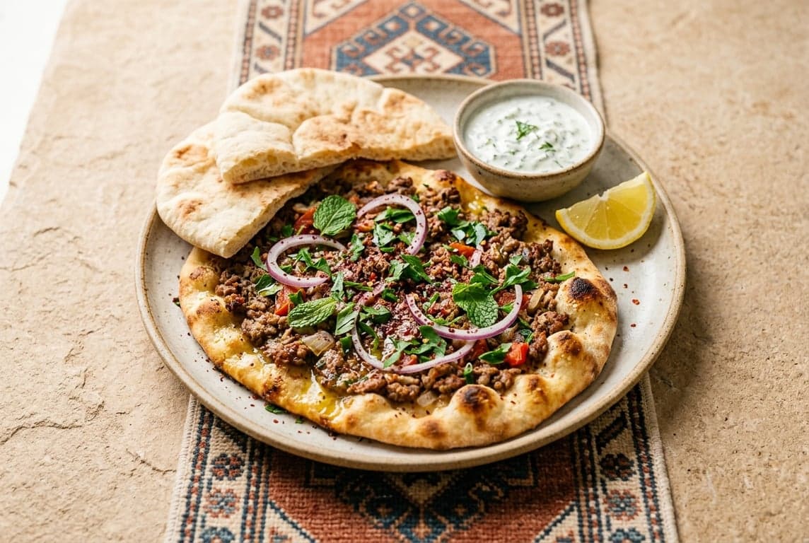 Spiced Lamb Flatbread