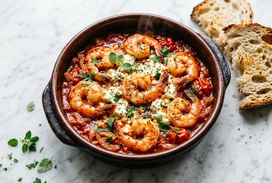 Greek Prawn Saganaki