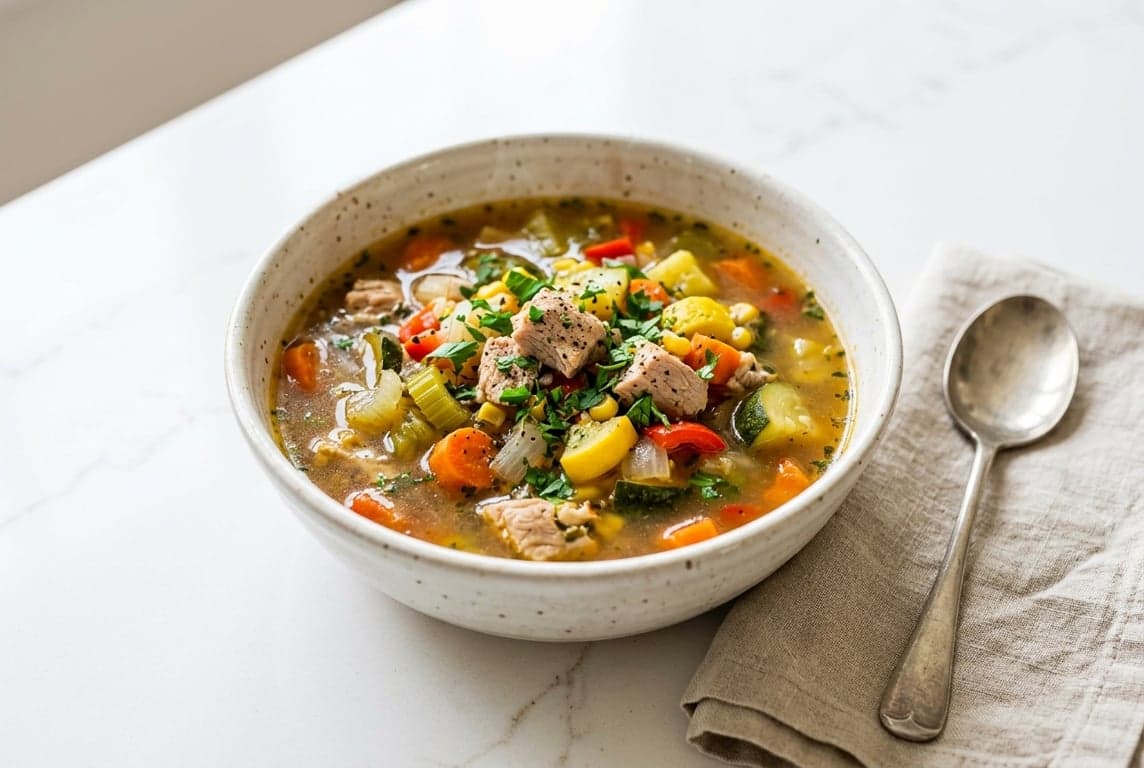 Turkey & Vegetable Lean Soup