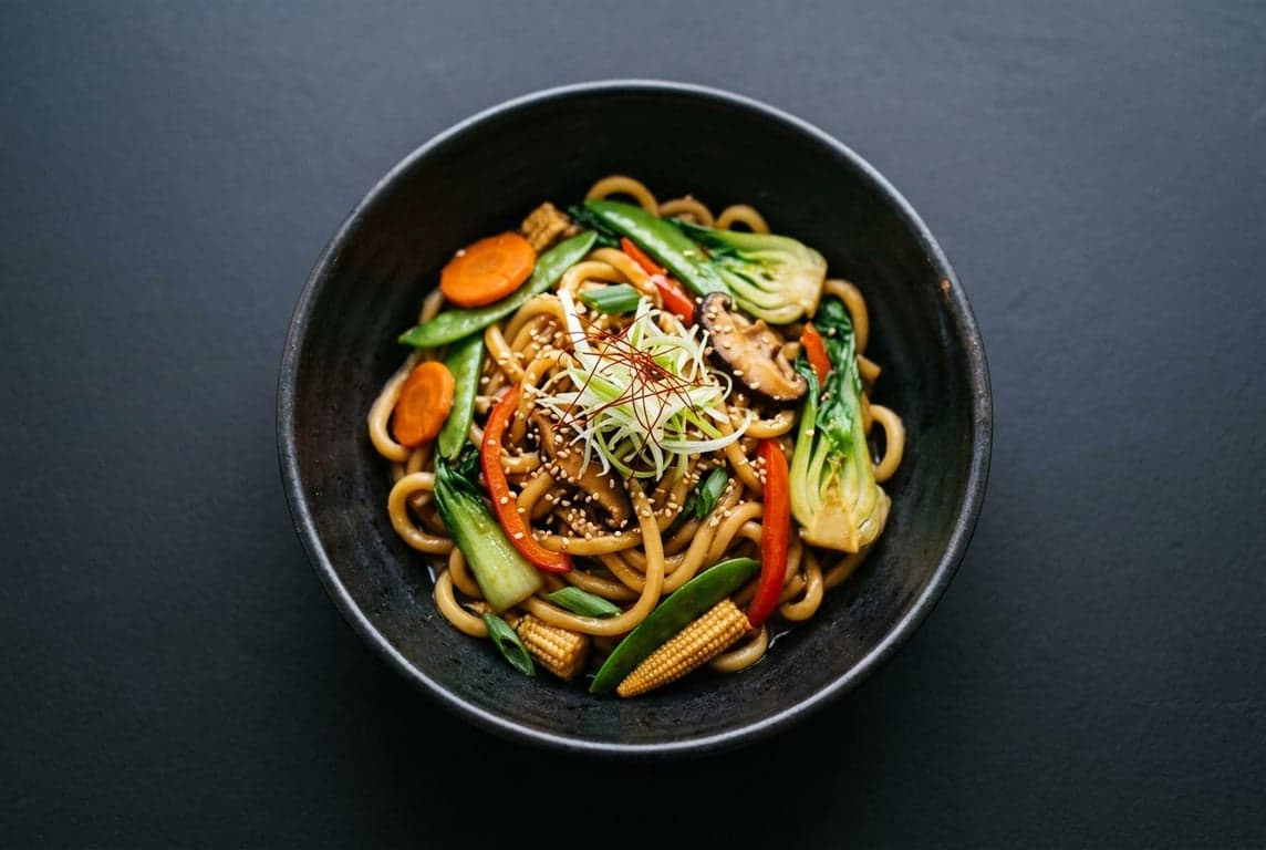 Vegetable Udon Stir-Fry