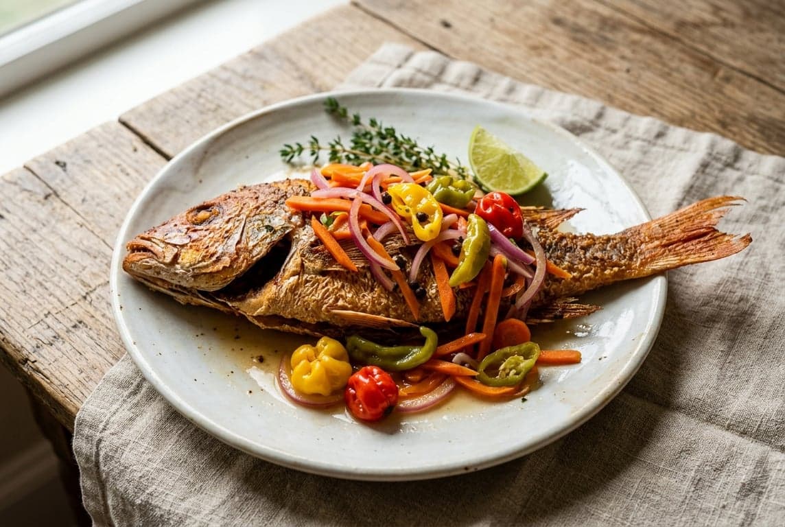 Jamaican Escovitch Fish recipe on Forkie