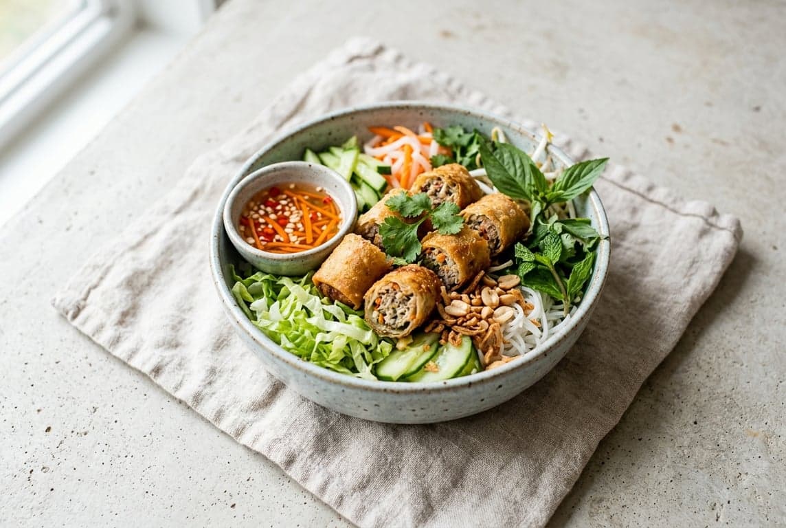 Vietnamese Egg Roll Bowl