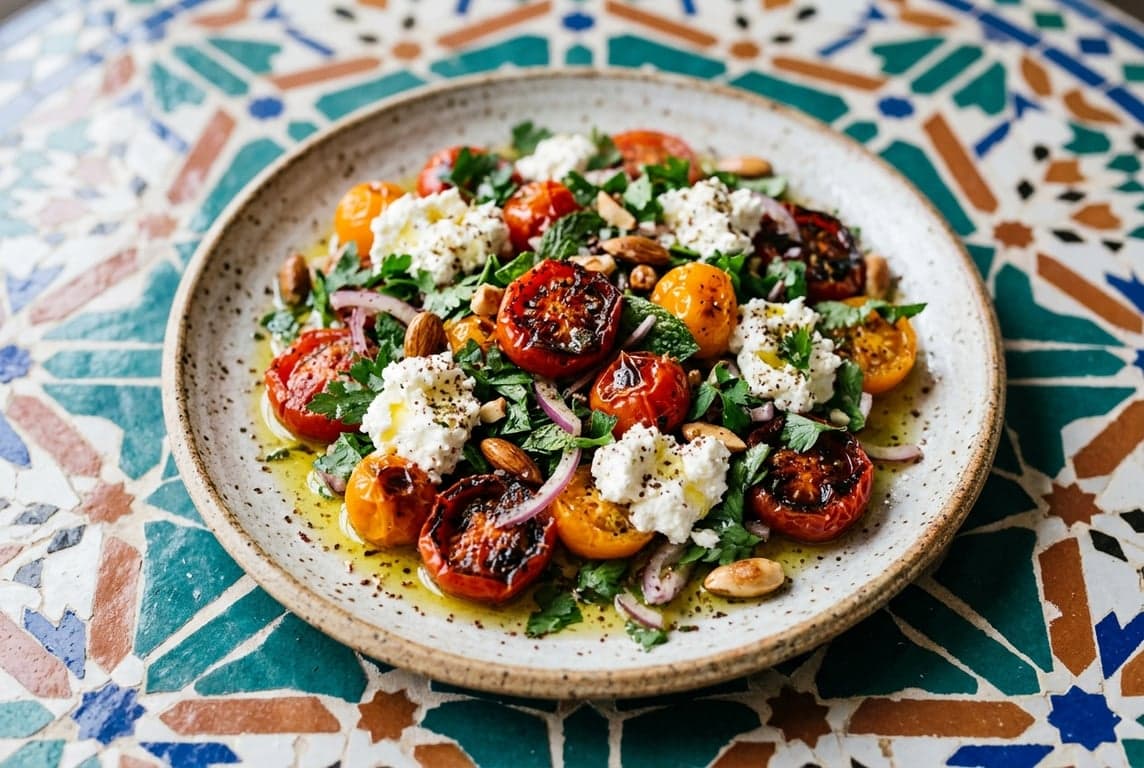 Jben & Roasted Tomato Salad