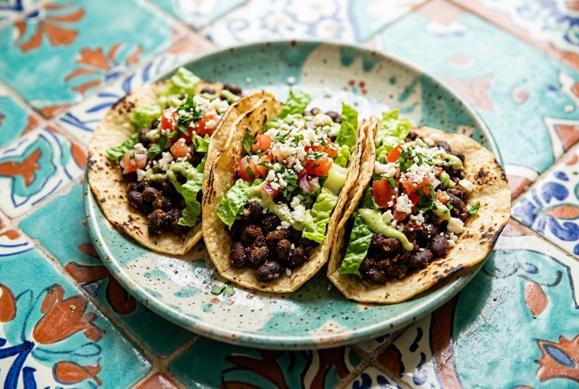 Smoky Black Bean Tacos