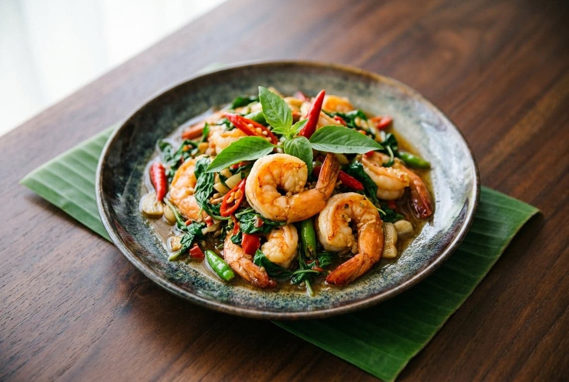 Thai Prawn & Basil Stir-Fry
