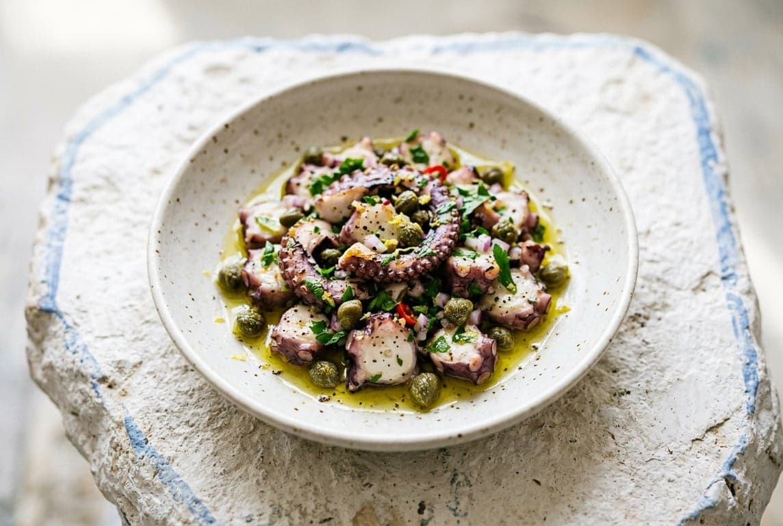 Octopus Salad with Capers