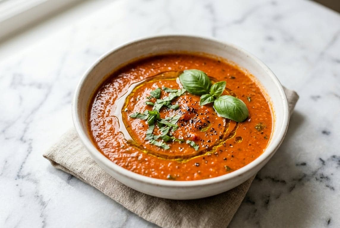 Roasted Tomato Basil Soup