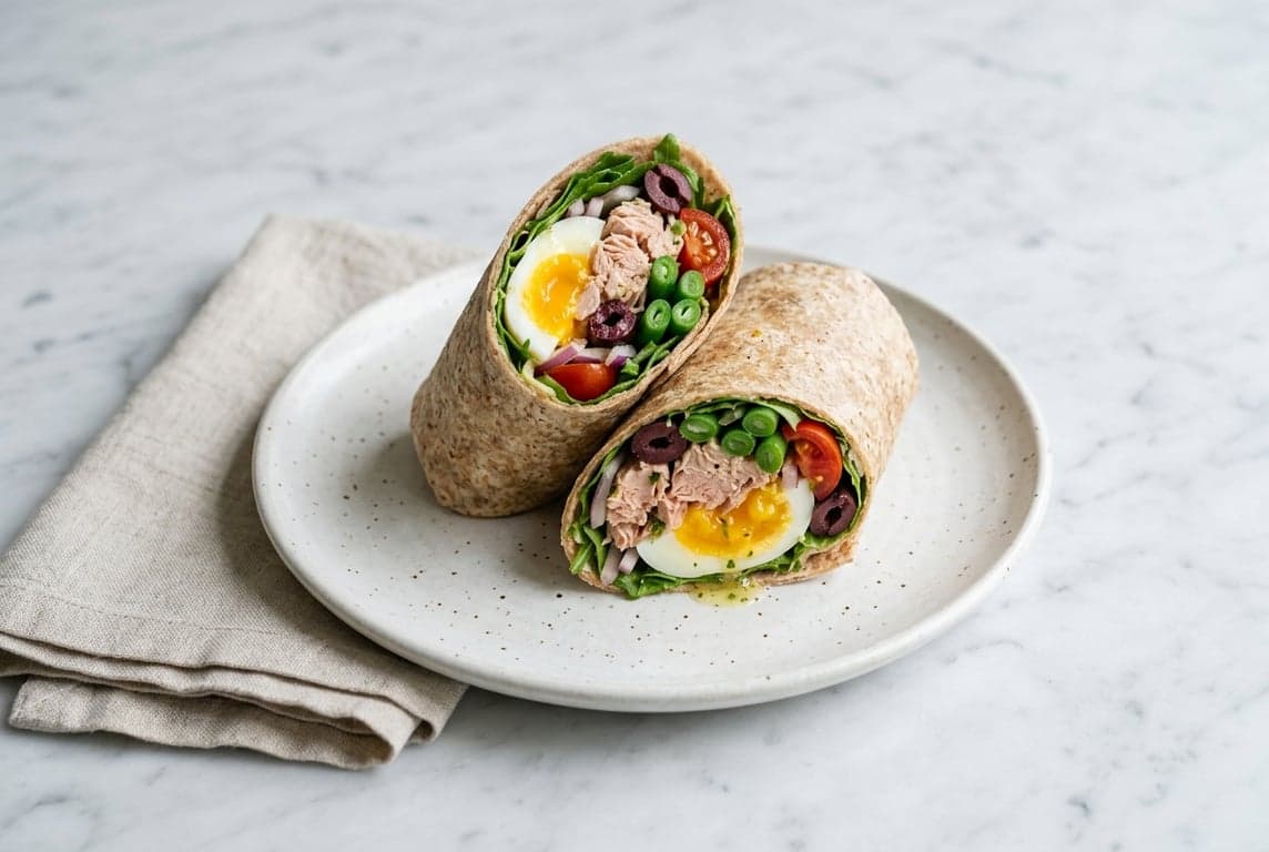 Tuna Niçoise Wrap
