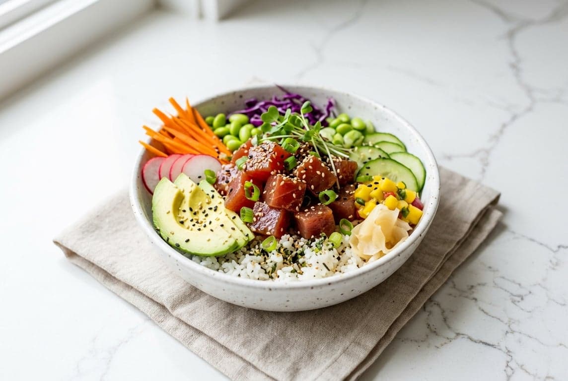 Ahi Tuna Poke Bowl