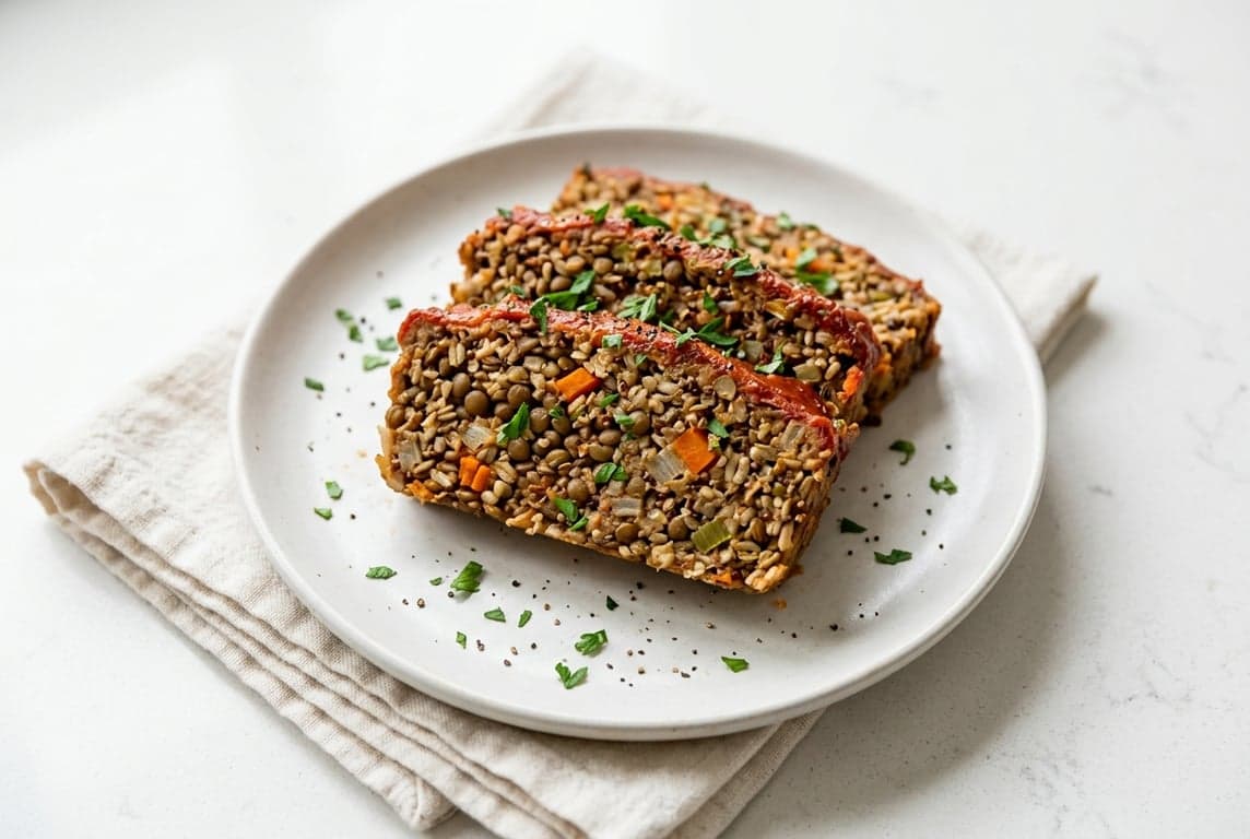 Lentil Loaf Slices