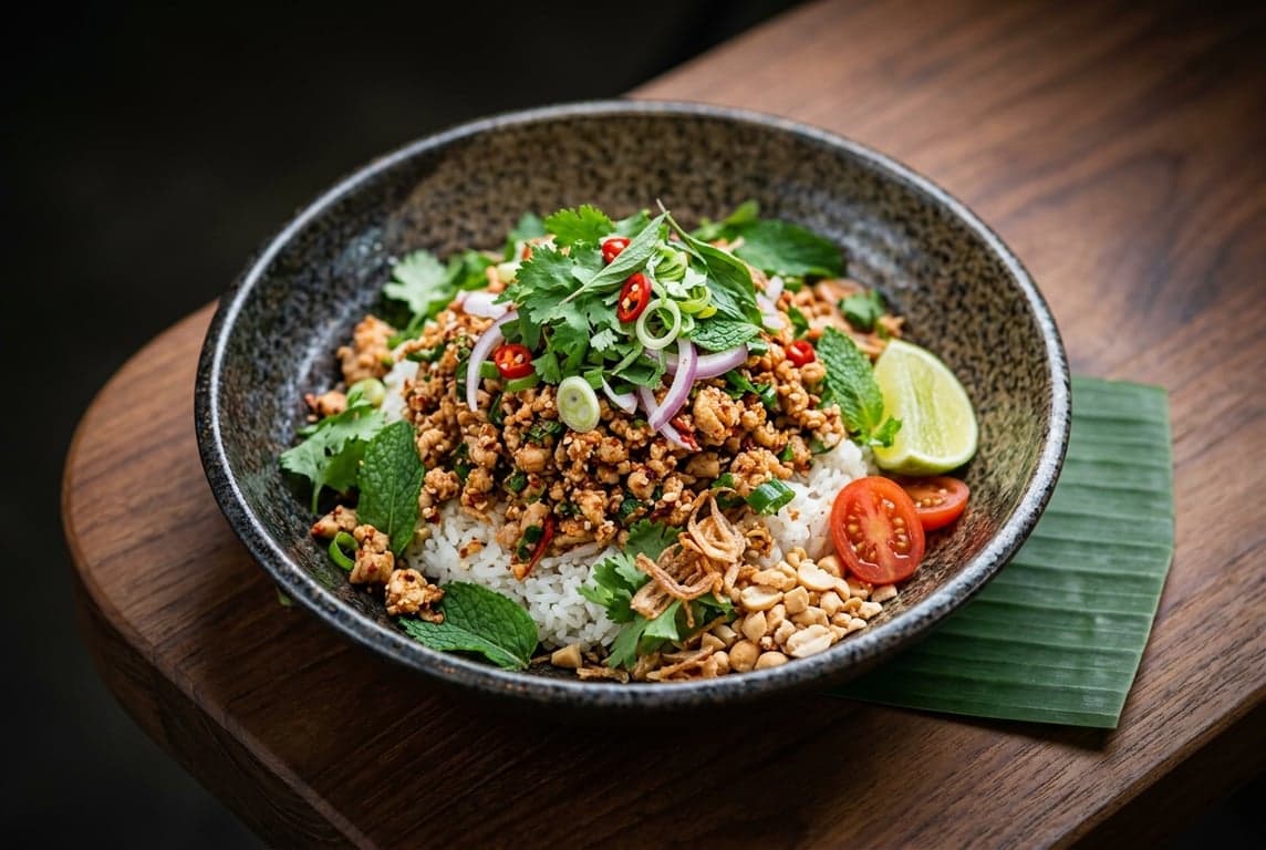 Chicken Larb Salad Bowl