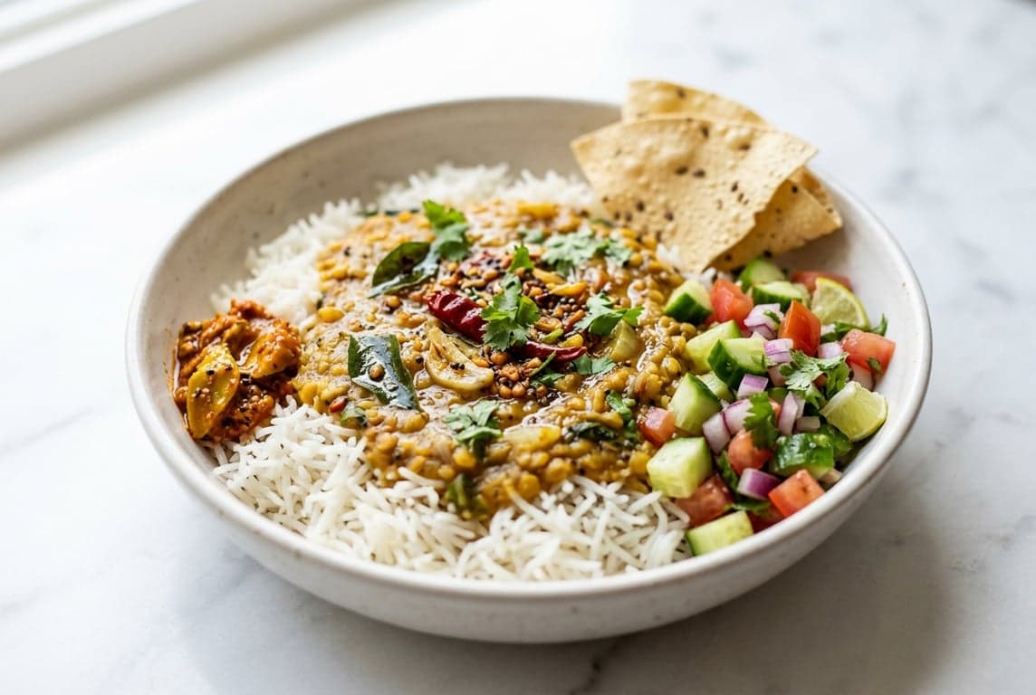 Indian Dal & Rice Bowl